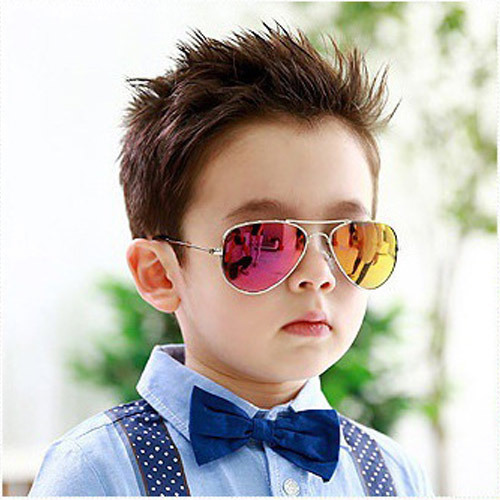 children coating sunglass boys Mirror Sunglasses kids Child Reflective
