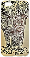 Retail Elephant phone Cover For iphone 4S 5 5S SE 5C 6 6S Plus For iPod Touch 4 5 6 Back Skin Plastic Hard Cell Mobile Case