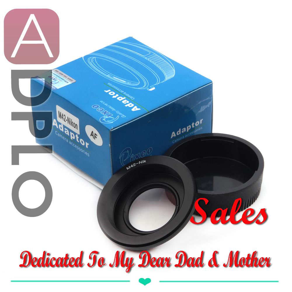 Pixco lens AF Confirm Adapter works For M42 Lens To Nikon Camera D7000 D90 D5200 D5100 D600 D4 D3200 D3100 D810