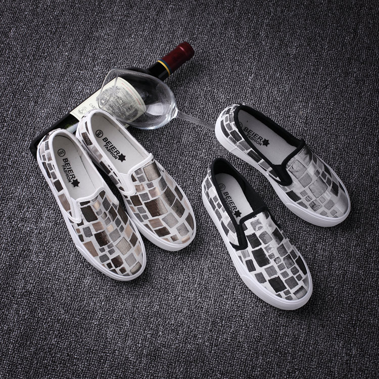 Fashion JK style preppy chic Harajuku symphony canvas shoes sneakers female pedal lolita shoes lazy girl