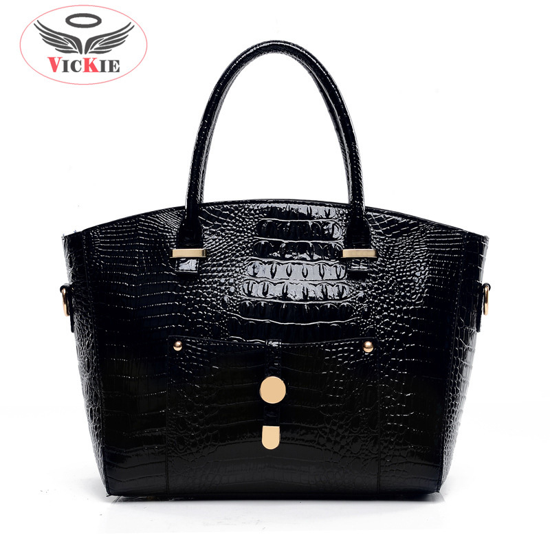 Winter Fashion Alligator Women Handbags Women Shoulder Bags Gold Women's Lady Totes Brand Large Messenger Bag Bolsas Sac RL63