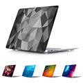 Geometric Color Blocking Crystal Hard Sleeve Case Air 11 13 Pro 13 15 12 inch With
