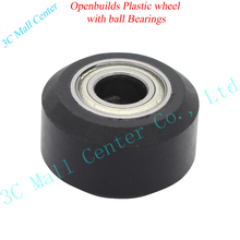 Openbuilds Plastic wheel with ball Bearings Passive Round wheel Idler Pulley Gear perlin wheel For 3D