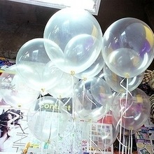100PCS 10 inch Clear Latex Balloons Pearl Transparent Helium Balloon Birthday Party Wedding Decoration Hot Sale Toy