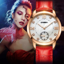 2016 Hot CASIMA brand watches women fashion casual luxury grace dress lady quartz watch leather strap waterproof #2606