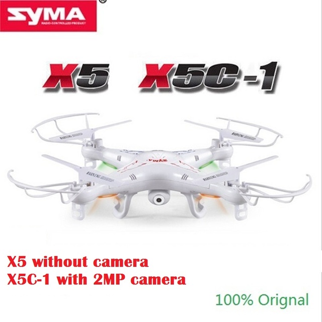 SYMA X5C-1 (Upgrade Version SYMA X5C) RC Drone 6-Axis Remote Control Helicopter Quadcopter With 2MP HD Camera or X5 No Camera