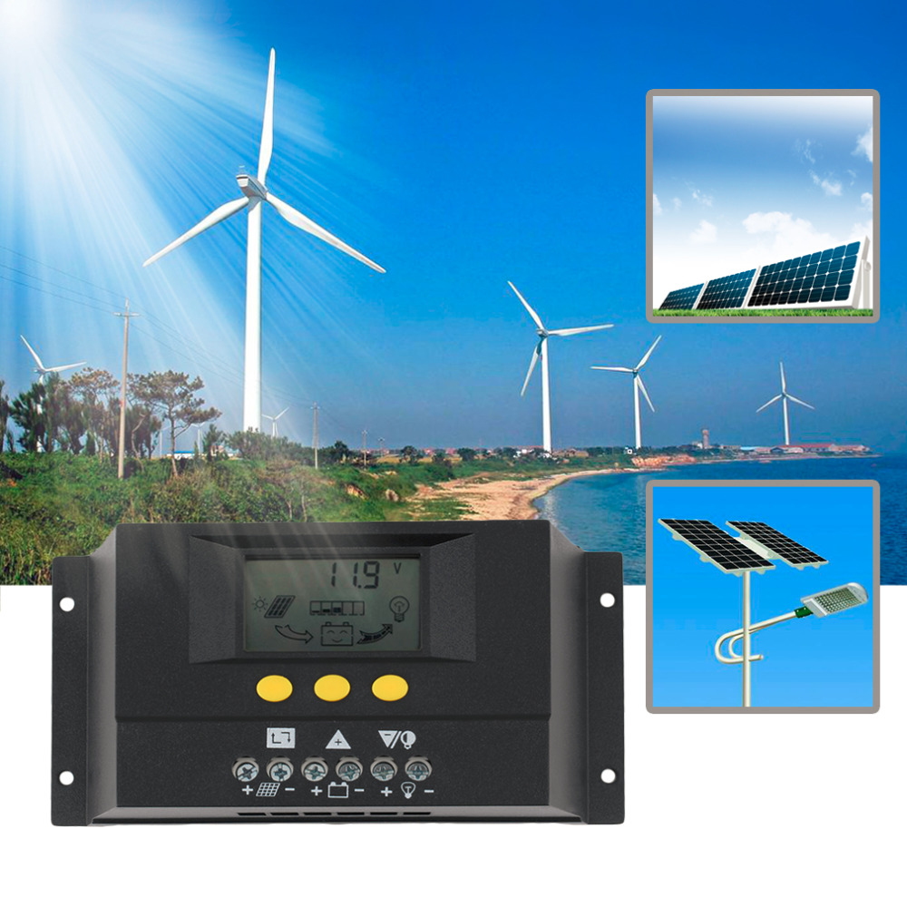 2016 New Style 30A Solar Regulator Solar Charge Controller 12-24V/48V LCD Solar Genetator Brand New 2016 New Style 30A Solar Regulator Solar Charge Controller 12-24V/48V LCD Solar Genetator Brand New