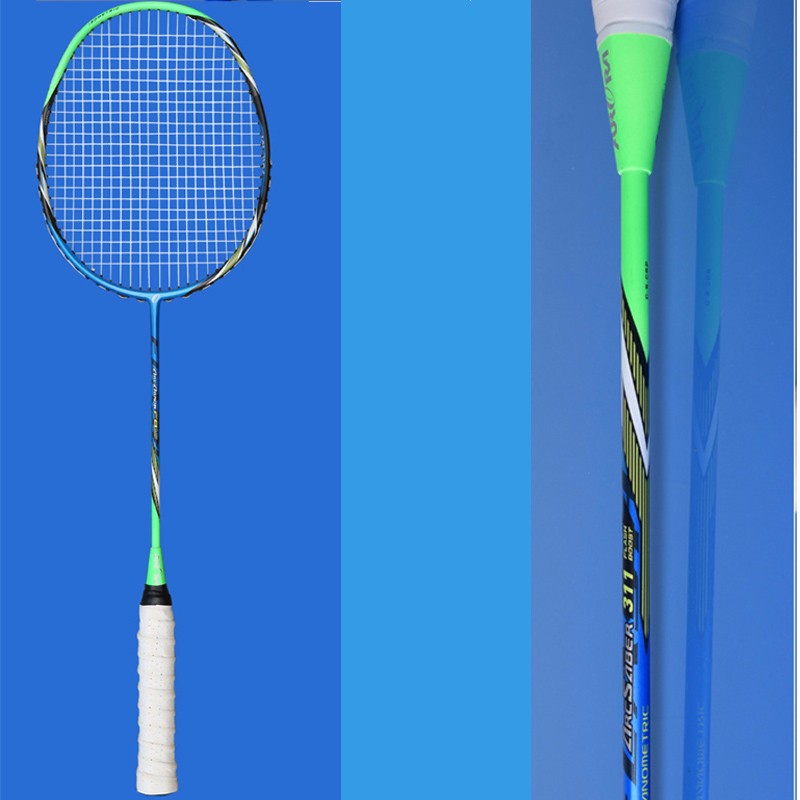 2016 A Pair of Carbon Training Badminton Rackets with Free Racket Bag Adult Child Training Ul (18)