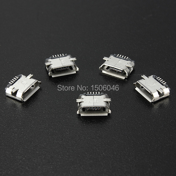 Купить вилка микро usb тип b 4 ноги женщины 5pin smt Джек разъем ...