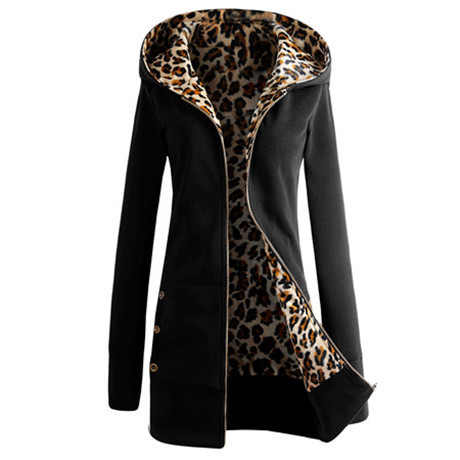 Women\'s Winter Coat Jacket Women 2015 Leopard Hooded Coat Female Slim Jackets For Women Clothing Plus Size Hoodies Sweatshirt (5)