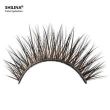 Fashion Lashes – 10 Pairs Pro High Quality Hand Made Synthetic Fiber Hair Thick Long Style False Eyelashes (3050) Free Shipping