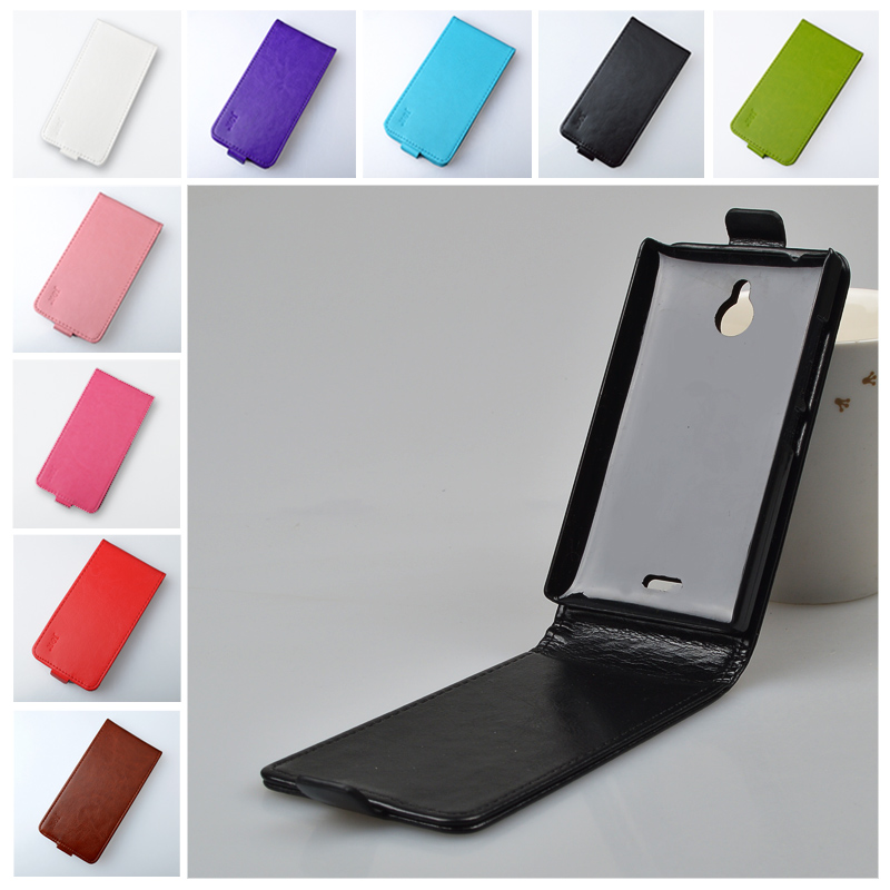 J R Brand PU Leather Cover For Nokia X2 Flip Case Vertical Magnetic Phone Bag 9
