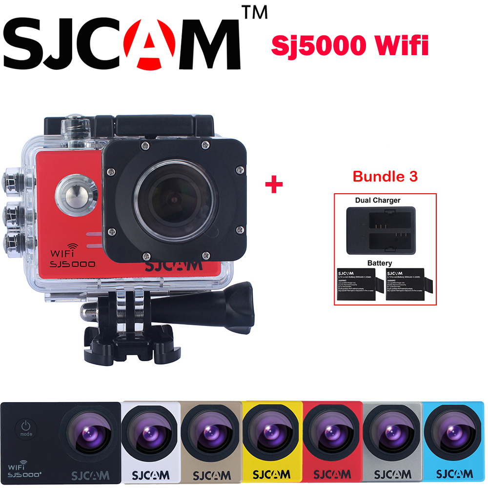  SJCAM SJ5000 Wi-Fi Novatek96655 30   Action Sports   Sj Cam DV +   2 + Dual USB  