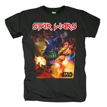 Star Wars 2015 Live On Stage George Middot Lucas Fashion T-shirt Sports Street Casual Tee Men T Shirts Ultra-thin Comfortable