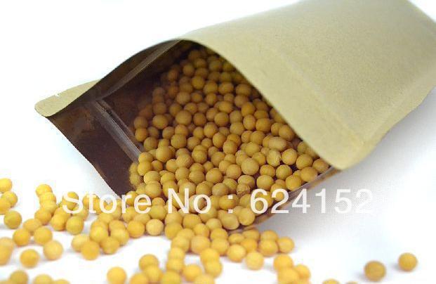 0 Food  bags laminated laminated kraft paper zipper foil kraft 18x30cm bag paper Aluminum  with