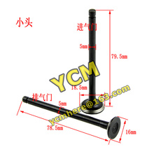 139-2 Engine Valve GY6 80cc YADI PAOPAO Moped size Small Umberlla 16mm DY48QT QM-139-2XT