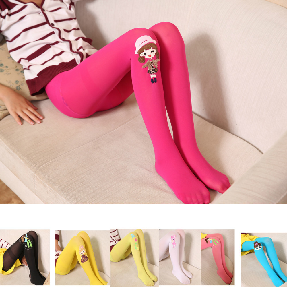 2015 Girl Tights Velvet Long Sotckings Sweet Candy Color Wholesale 0352