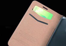1pcs lot Free shipping Flip Genuine Leather Case Cell Phone Cover for Lenovo S650 S658t cases