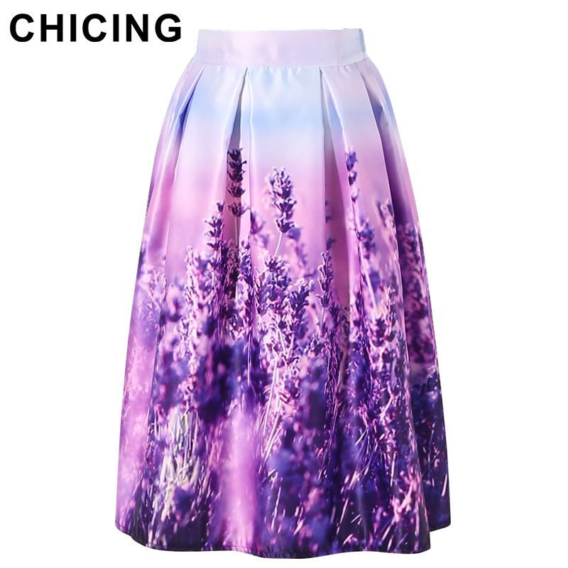 Purple Floral Skirt 25