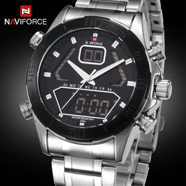 relogio masculino New Luxury Brand Men Sports Watches Analog Digital Led Watch Men's Quartz Military Waterproof Wrist Watch