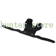 Archery Finger Leather Glove Outdoor Hunting Shooting Bows and Arrows Accessories Black Finger Protector Protection Left