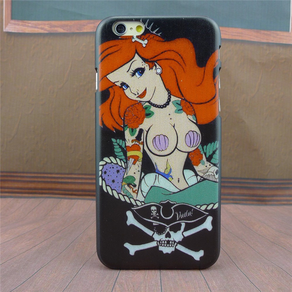 4.7" For Apple i Phone iPhone 6 Case Tattoo Ariel Little Mermaid series Protective Cover Case For iPhone6 Free Shipping 4.7" For Apple i Phone iPhone 6 Case Tattoo Ariel Little Mermaid series Protective Cover Case For iPhone6 Free Shipping