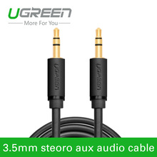 Ugreen 3.5mm to 3.5mm Stereo Audio Aux Cable for Car Male to Male Extension Cabo 1m 1.5m for iPhone 6 6s 5 5s iPad iPod Earphone