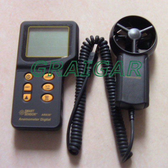 Digital Anemometer AR836, anemometers, free shipping of DHL, fEDEX, EMS, wholes sale price.