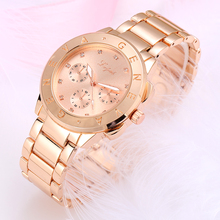 2016 Hot Sale Lvpai Gold Silver Women Dress Watch Luxury Stainless Steel Sport Quartz Jewelry Electronic