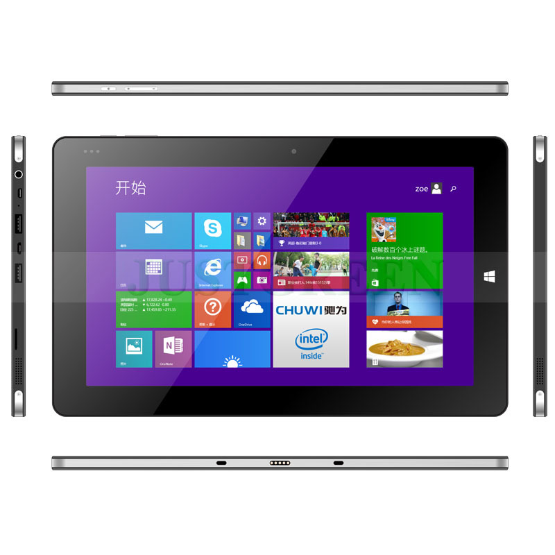 Chuwi Vi10 Dual Boot Tablet PC 10 6 Inch 1366x768 Z3736F Quad Core 2 16GHz 2GB