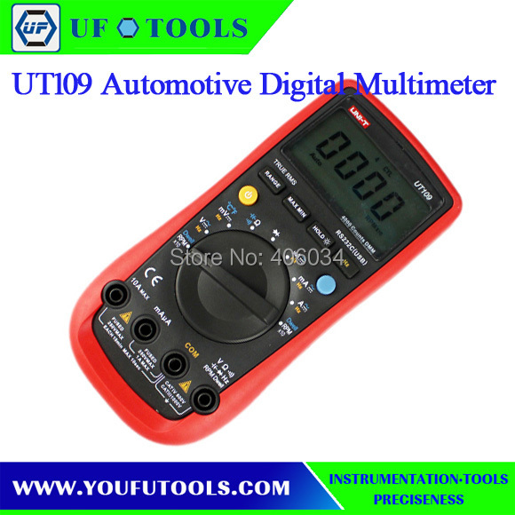 Uni-Trend UT109 Handheld Automotive Multi-Purpose Multimeters Automotive Multi-Purpose Meters 10A/1000V