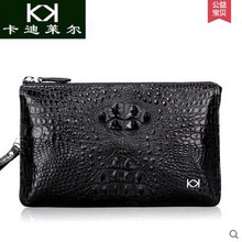 KADILER Crocodile male bag hand bag luxury leisure male handbags high-capacity leather wallet