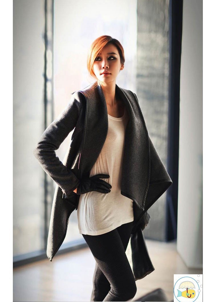 2015 New woman Fashion winter woolen overcoat women fashion Jackets woolen coat (15)