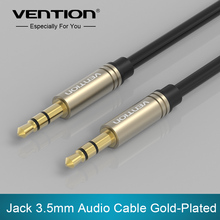 Vention Aux Cable 3 5mm to 3 5 mm Jack Audio Cable Gold plated Male to