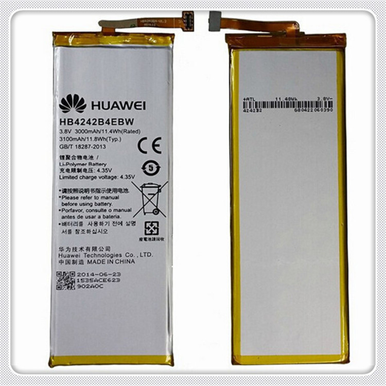  3100    Bateria  Huawei Ascend  6 honor6 60 L01 L02 L11 L12   Batery HB4242B4EBW