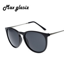 3 Colors New 2016 Women Coating Fashion Sun Glasses Female Vintage Metal Frame Leg Spectacles Sunglasses Men Round gafas