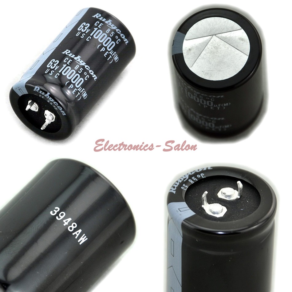 ( 2 pcs/lot ) Japan RUBYCON USC 10000uF 63V Electrolytic Capacitor, for