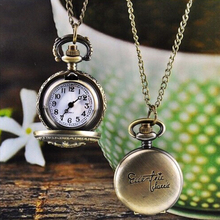 Excellent Quality New Brand Pocket Watches Unisex Vintage Retro Quartz-Watch Fashion Chain Necklace Pendant Fob Watches Reloj