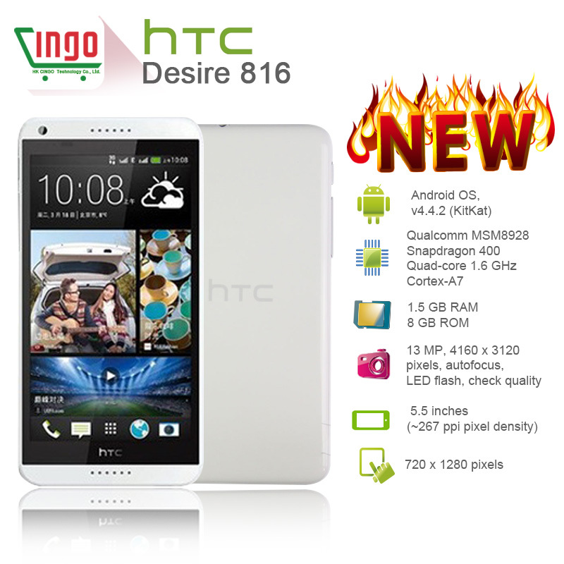 HTC Desire 816 Original HTC 816W GSM 3GDual SimAndroid Quad core Mobile Phone 5 5 WIFI