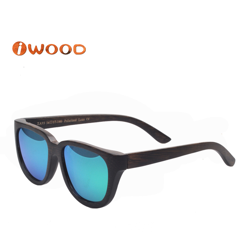 ZA35 Painted color bamboo wooden sunglasses frame ...