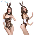 1pcs Women Sexy Lingerie Bikini Leopard Dress Evening Sexy Sleepwear Nightgown Sexy Uniform Costume Backless Women