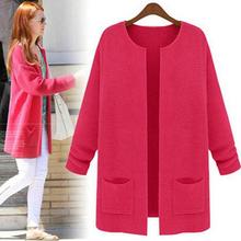 2016 Spring Autumn new women large size cardigans long-sleeved loose sweaters coats L0030, free shipping