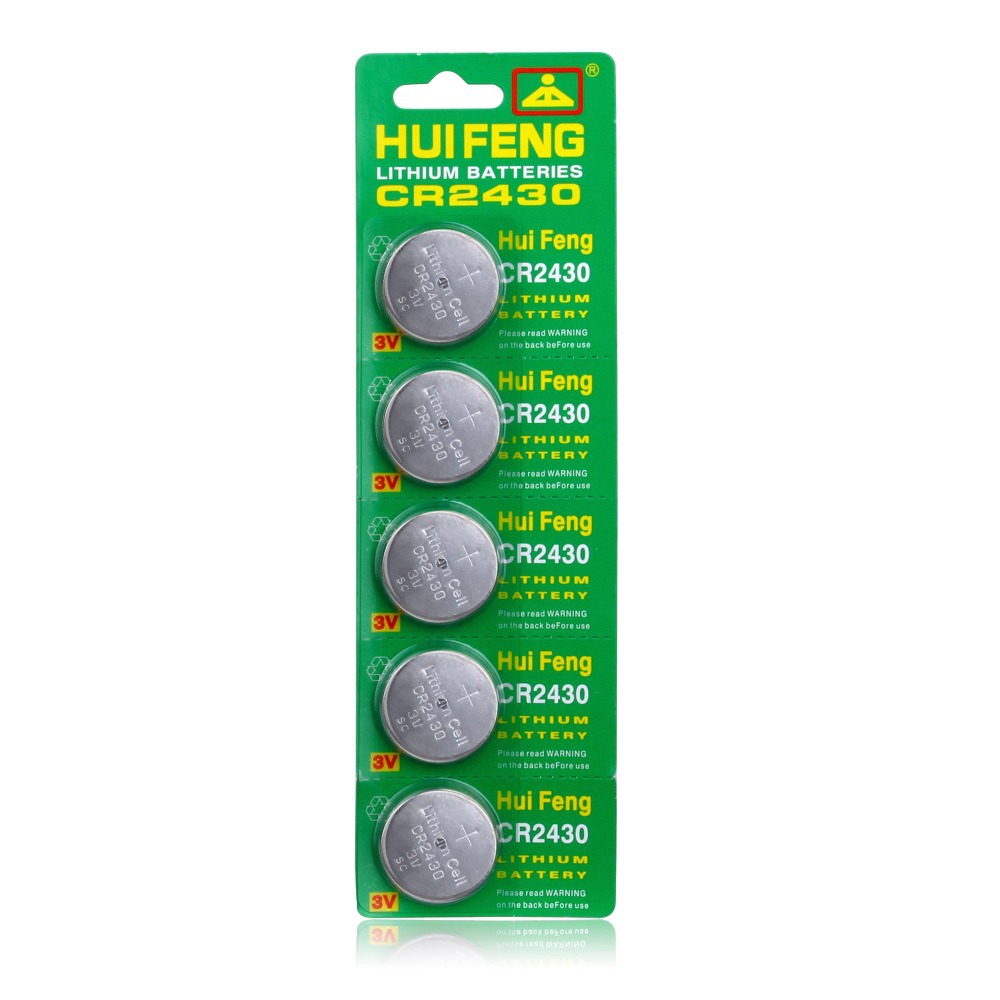 Гаджет  5pcs/Lot=1pack CR2430 DL2430 ECR1620 5011LC KCR2430 L20 Button Cell lithium Battery ,Coin Battery , Cosmosnewland battery None Бытовая электроника