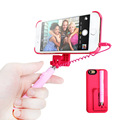 2016 New fashion Phone Case with Selfie Stick Hard Case i6