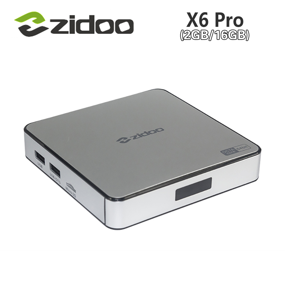 [Genuine] RK3368 ZIDOO X6 Pro Android 5.1 TV Box 2GB/16GB Octa Core Cortex-A53 1000M LAN 2.4G/5G Dual WIF4K*2K 3D KODI ZDMC