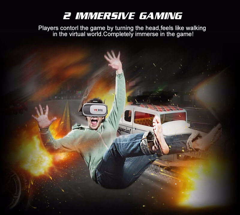 VR BOX 2 ND New 2nd Generation 3D VR BOX II 3D Glasses Upgraded Edition Virtual Reality Glasses Google Glasses + Bluetooth Remote Control (7)