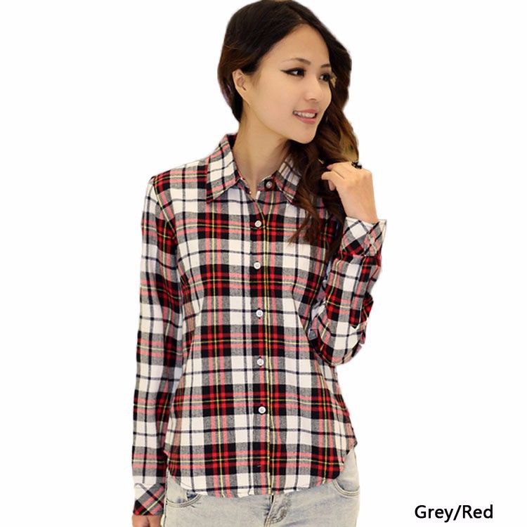 2015-New-Fashion-Womens-Tops-Casual-Blouse-Turndown-Collar-Long-Sleeve-Plaids-Print-Pattern-Flannel-Shirt (3)