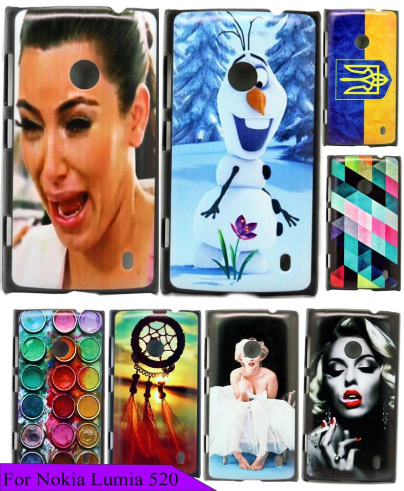 Hot Brand Cool Beauty Girl Crying Skin Custom Painted Mobile Cellphone Cover Case For Nokia lumia