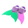 Hot Kids Girls Swimmable Mermaid tails Monofin Mono Fin Flippers Swimming Costumes