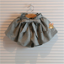 Girls clothes set clothing child clothes set white shirt and grey pants new 2015 summer chiffon